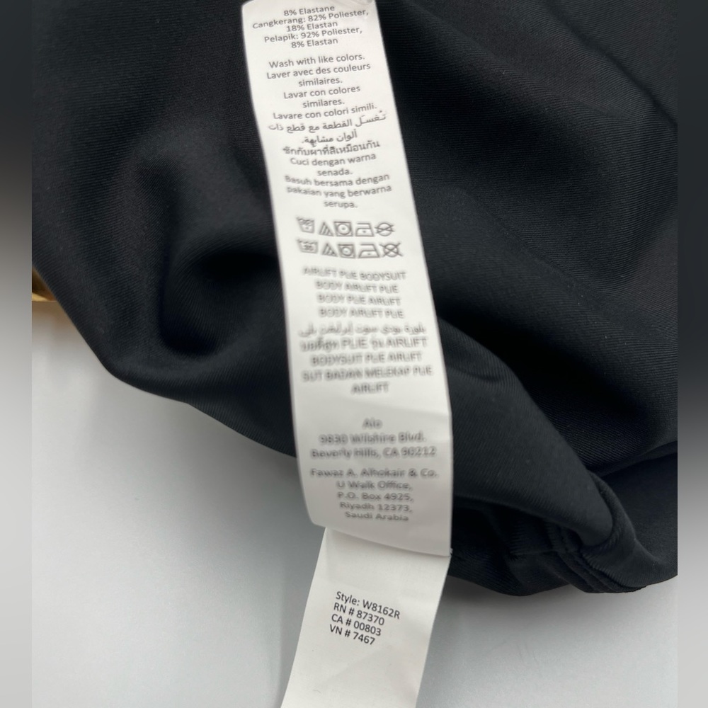 🆕 ALO YOGA 🧿 Airlift Plie Bodysuit Black - Size XXS - BNWOT - Picture 14 of 14